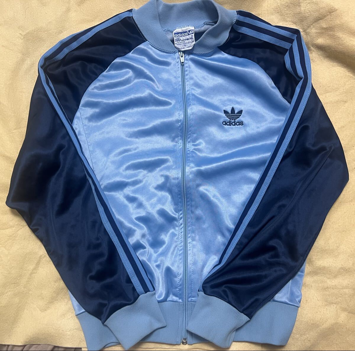 80's adidas ATP KEYROLAN トラックジャケット ジャージ USA製 黒タグ