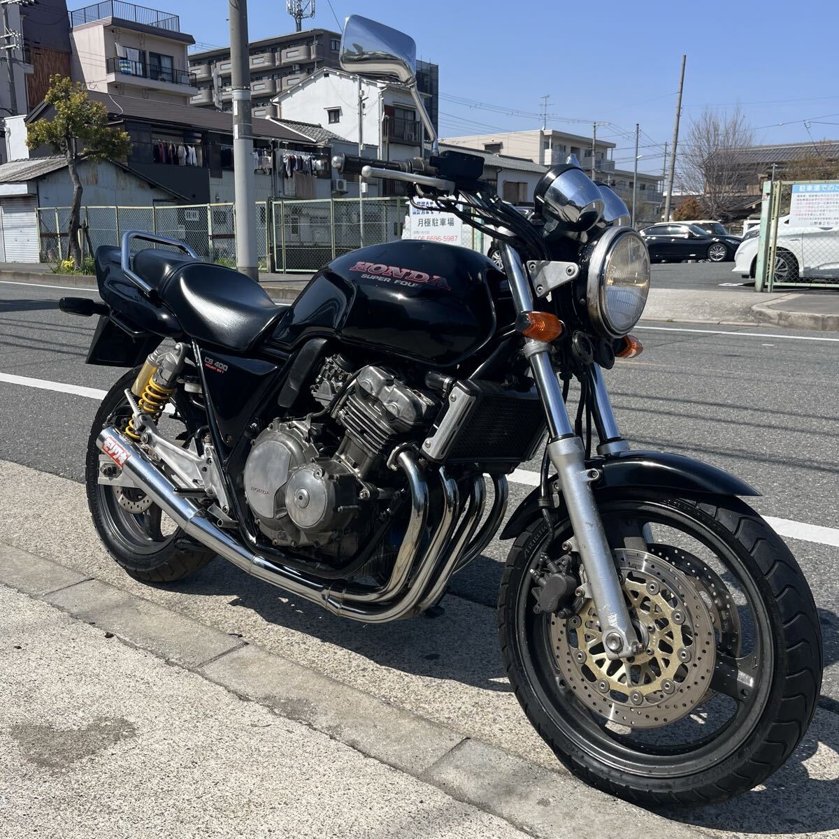 CB400SF REVO NC42 レボ モリワキショート管 ガレージ保管 書類あり