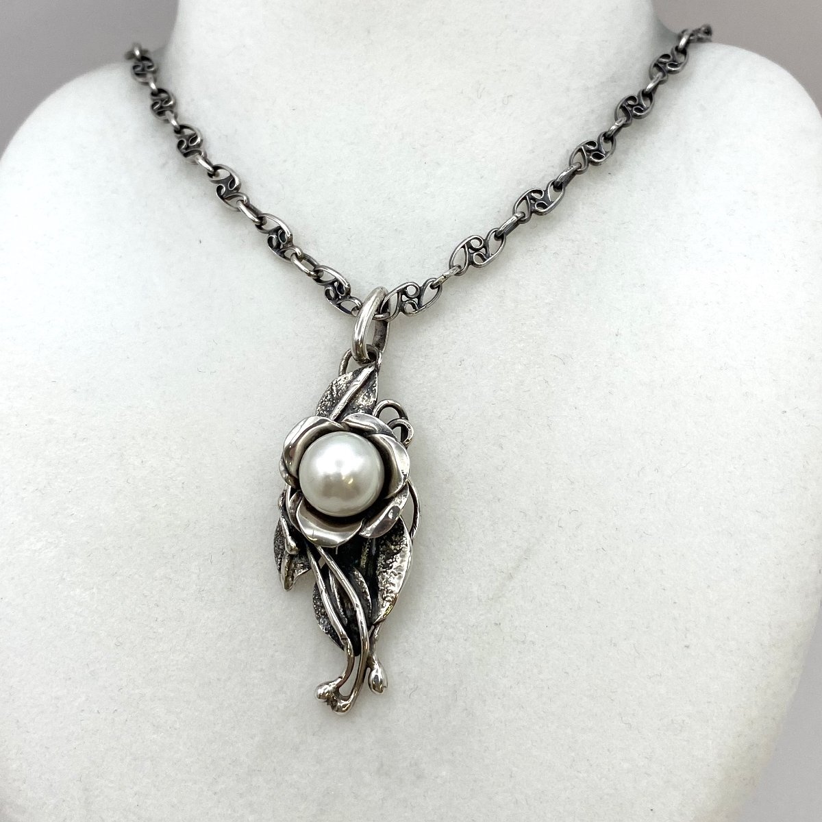 中古】BeBe工房 シルバー パール リング 今村学 /べべ工房・②の落札