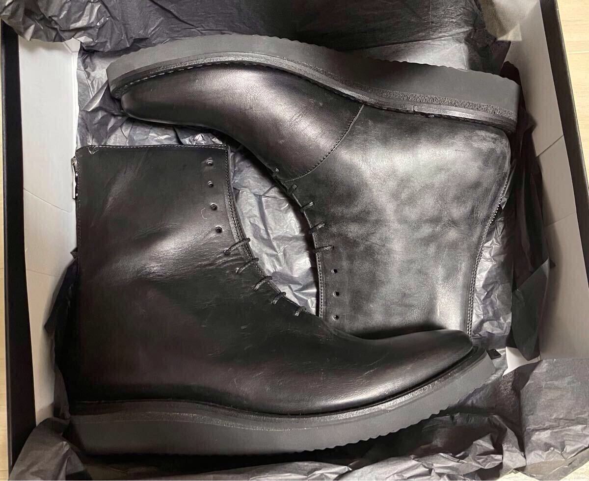portaille ポルタユ サイドジップブーツ 28cm 赤 backlash guidi 