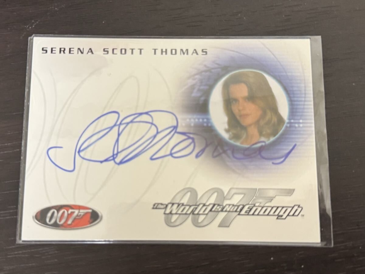 中古】デニス・リチャーズ直筆サイン入り写真☆007ワールド・イズ