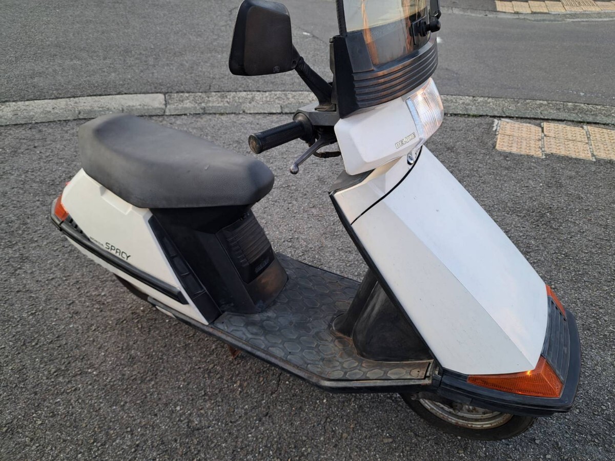 AF02 スペイシー50(前期型) 希少なビューター ワイパー付きスクリーン 