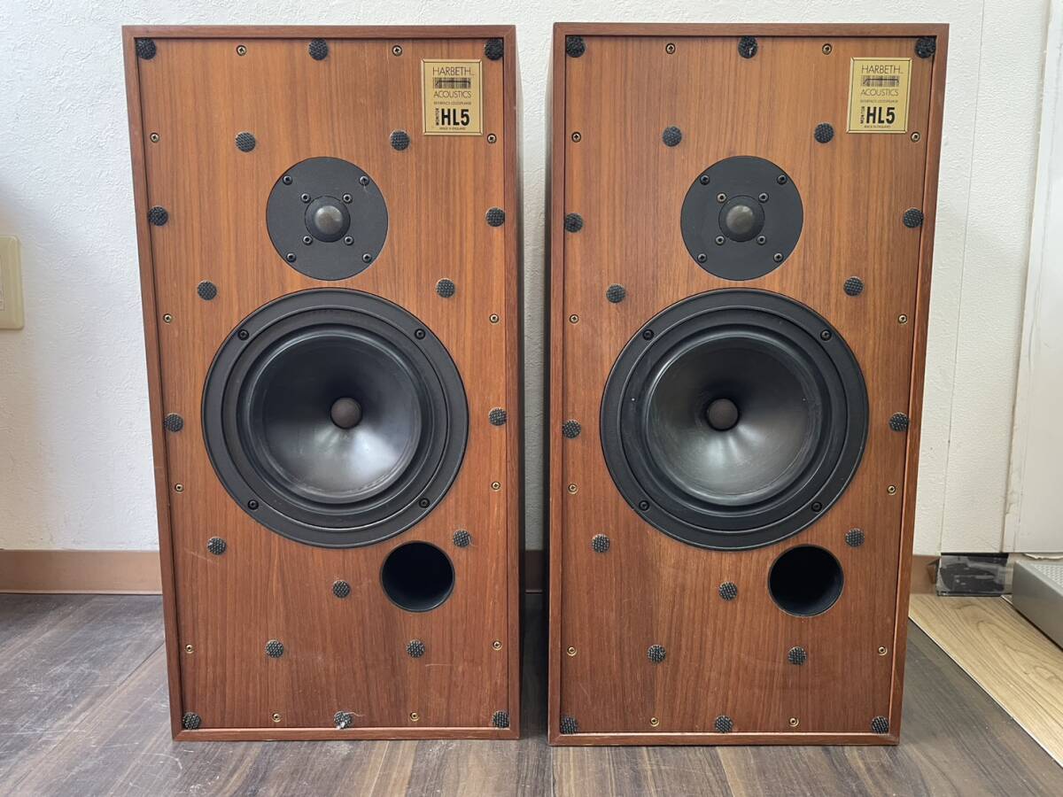 HARBETH ACOUSTICS HL-K6ES スピーカー ペア イギリス製 オーディオ 