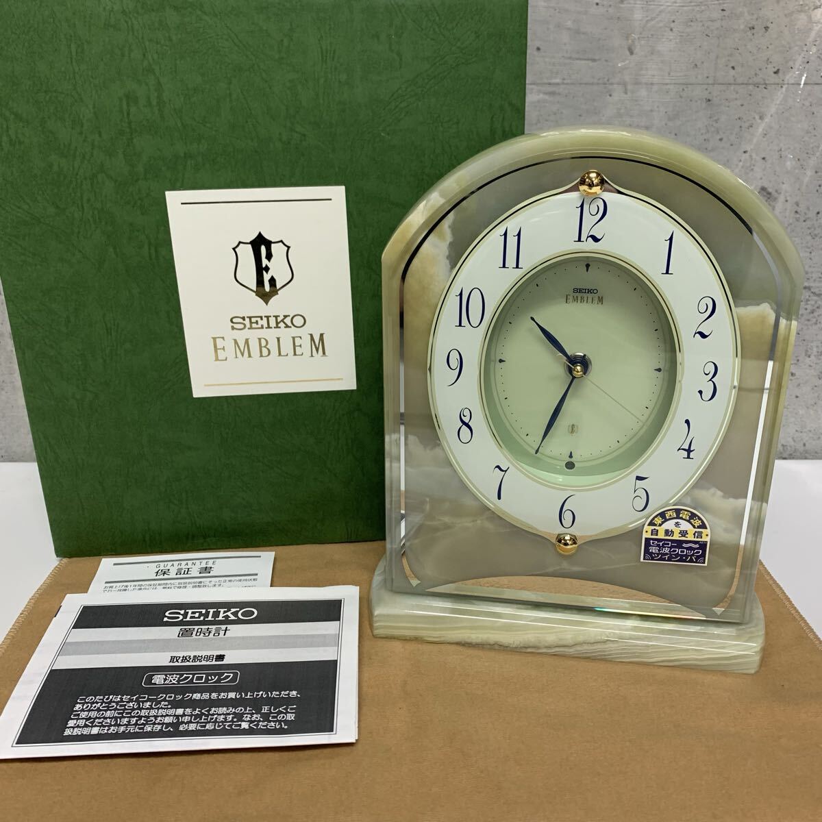 ①◇SEIKO EMBLEM セイコーエンブレム◇掛け時計 掛時計 HS308H 1.1kg