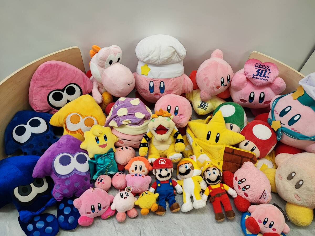 ☆レア! Nintendo/ニンテンドー 赤ピクミン + 青ピクミン 抱き枕L