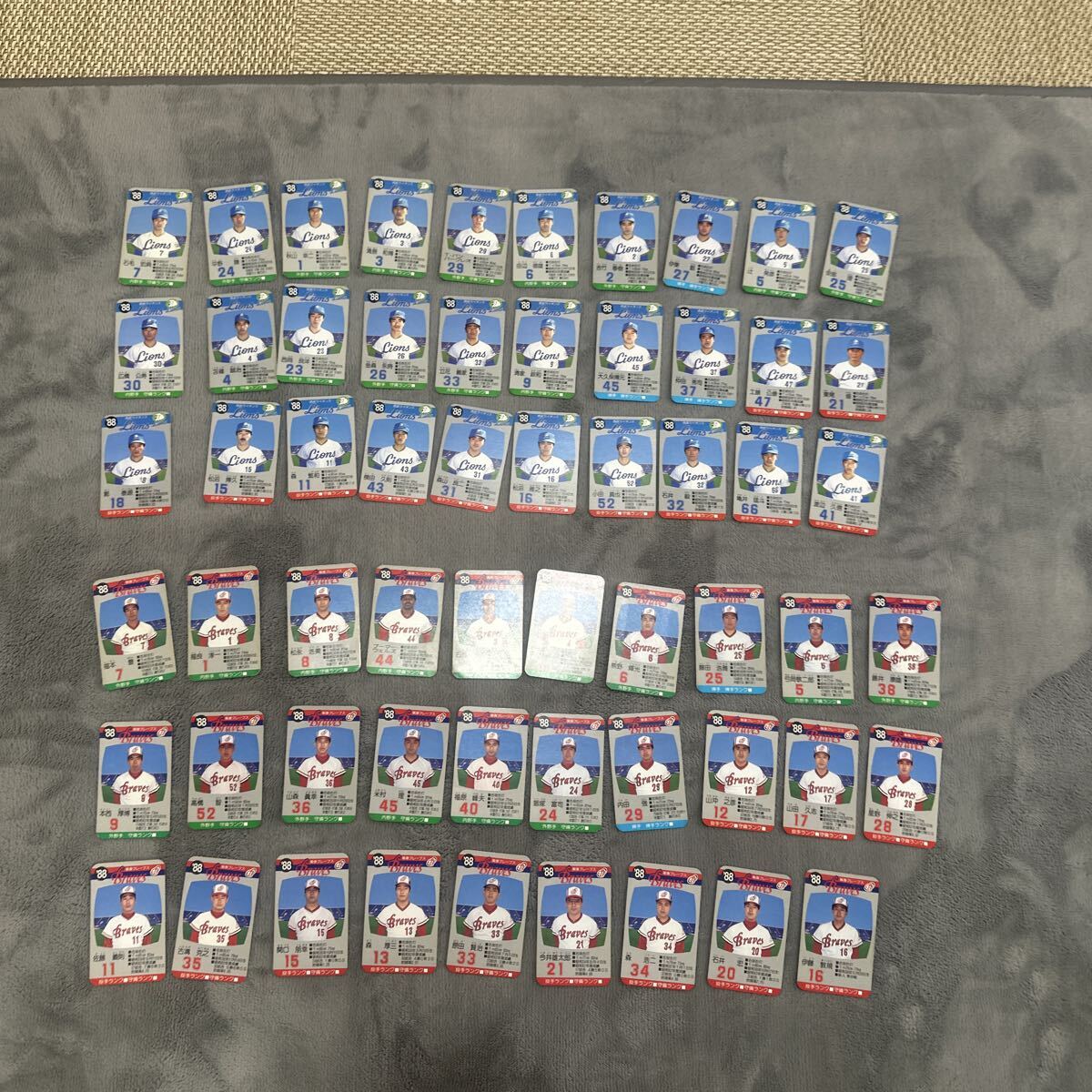 タカラ プロ野球カードゲーム 88年 西武ライオンズ バークレオ 西武