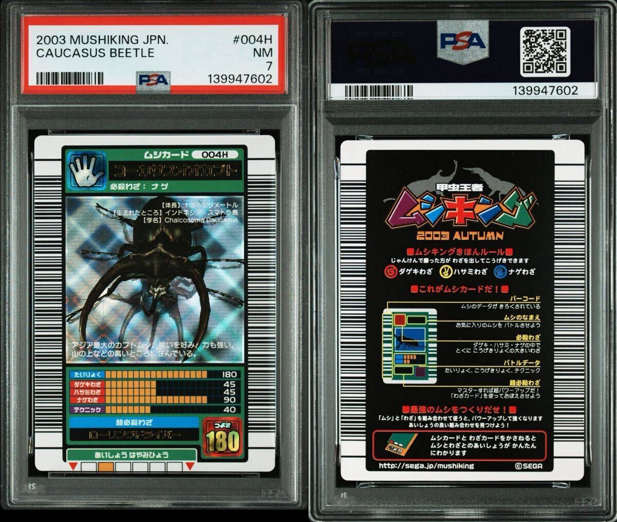 やや傷や汚れあり】☆甲虫王者ムシキング 2006 ネイチャー夏