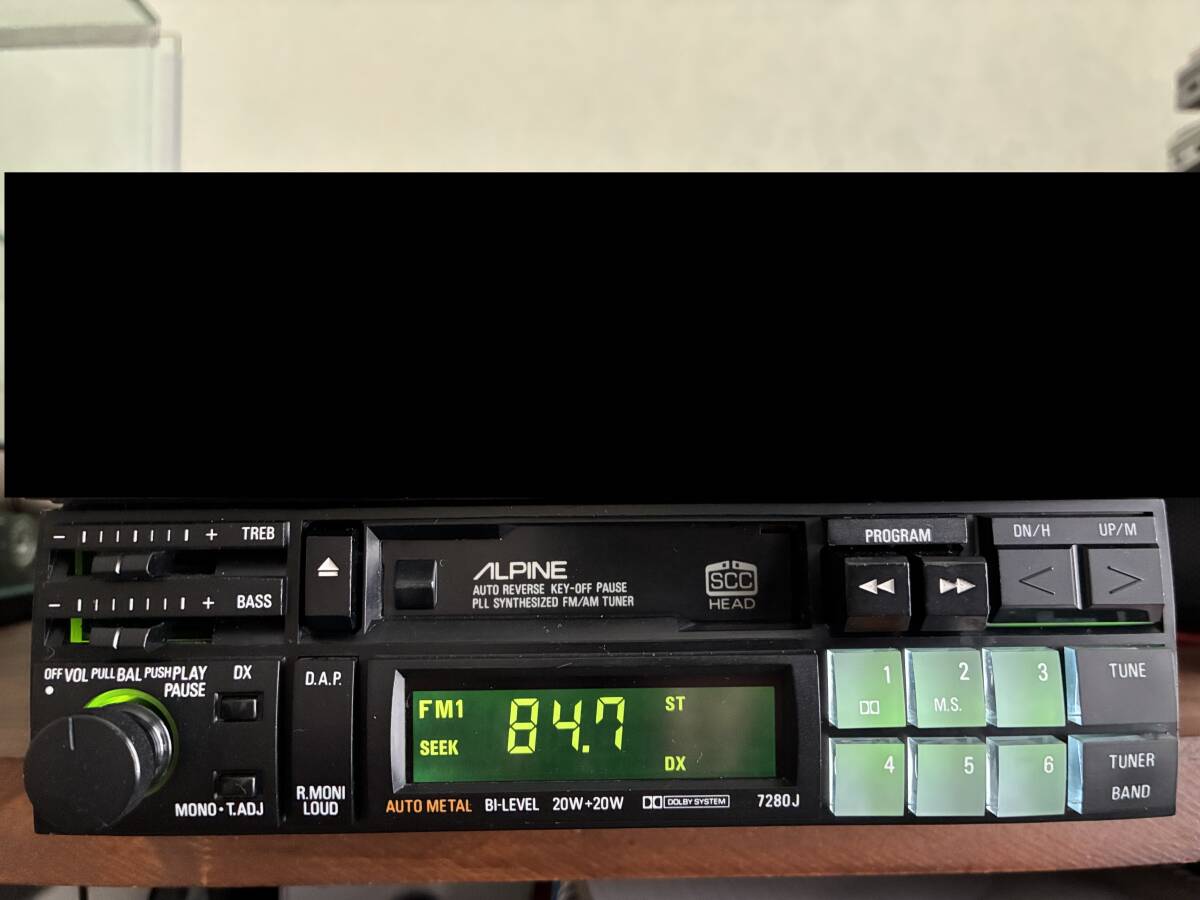 中古】/// ALPINE 3DA-W880J 3CD カセットヘッドユニット♪///の落札