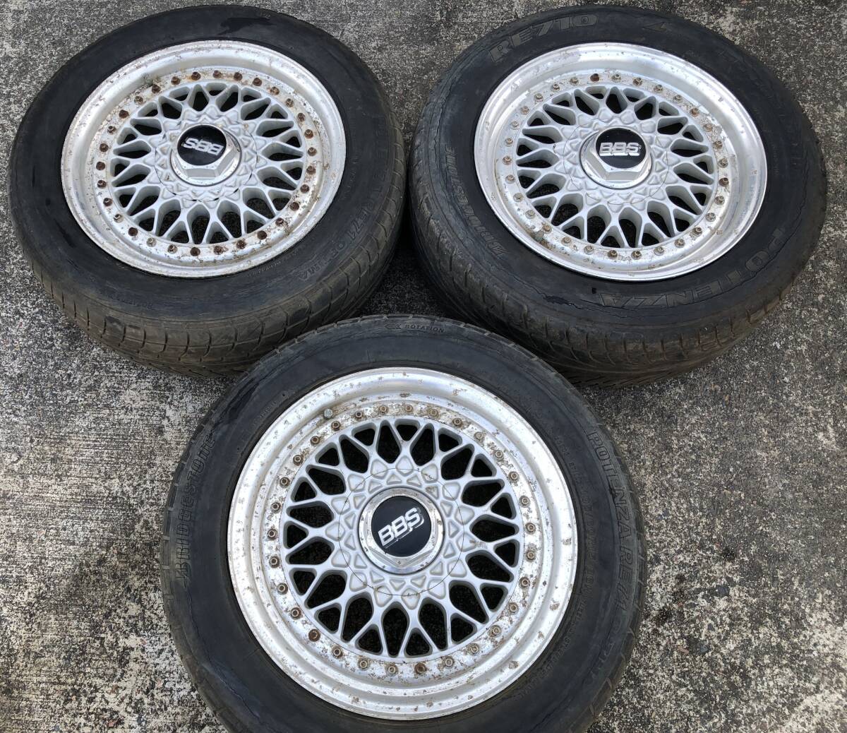 ☆BBS RG024 GERMANY 15インチ 5穴 114.3 ☆15×7J ET+38 PCD114.3 5穴 