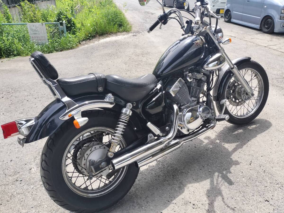 中古】迫力抜群!! シャドウ400 SU マフラー改 カスタム NC34 ホンダ