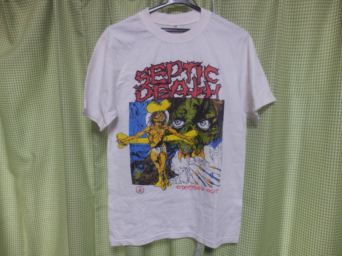 新品】NOS 90s Pushead パスヘッド Tシャツ ヴィンテージ デッド 
