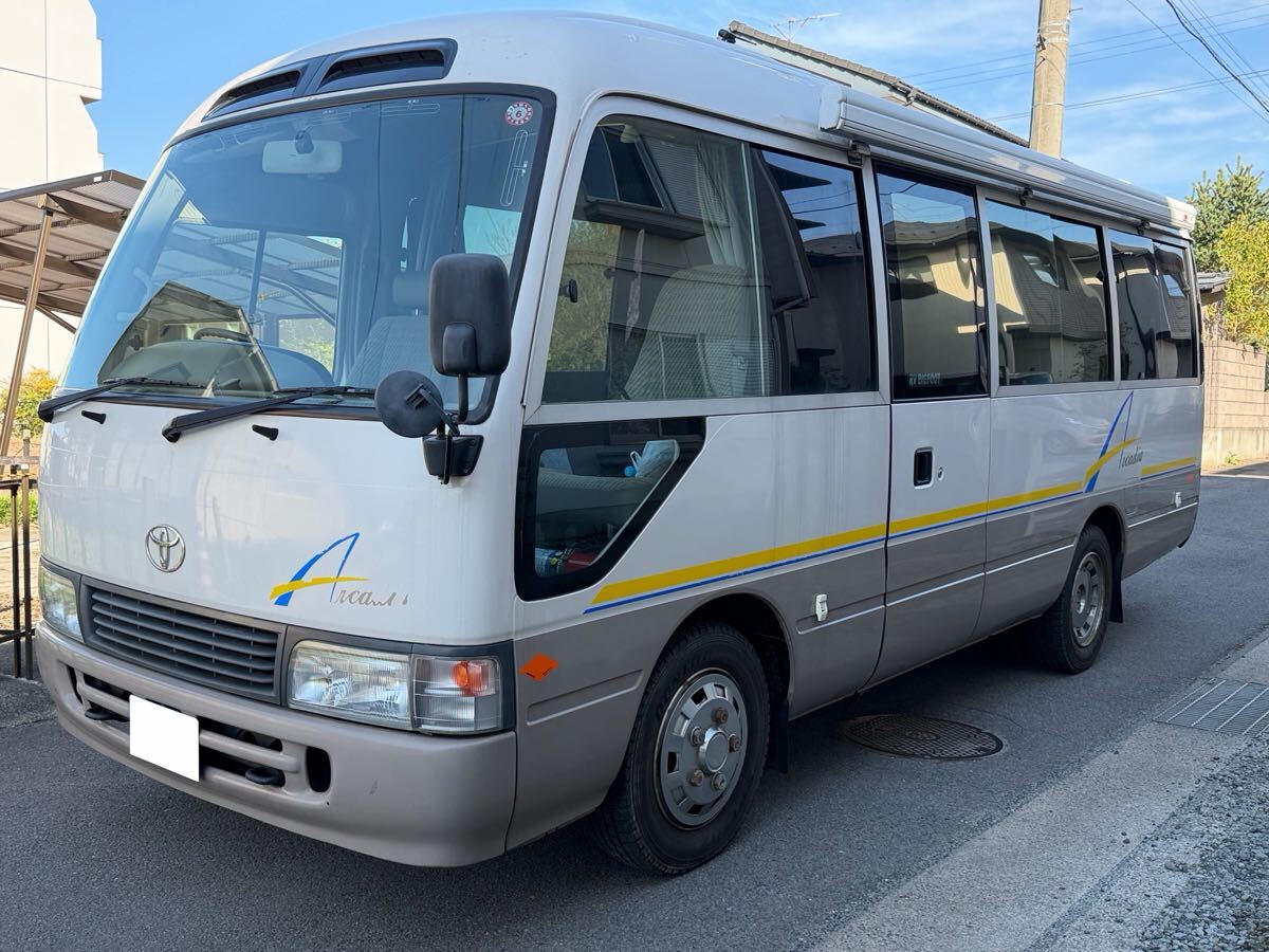 中古】H19 トヨタ コースター 8ナンバー 工作車 AT ターボ 5人乗り 