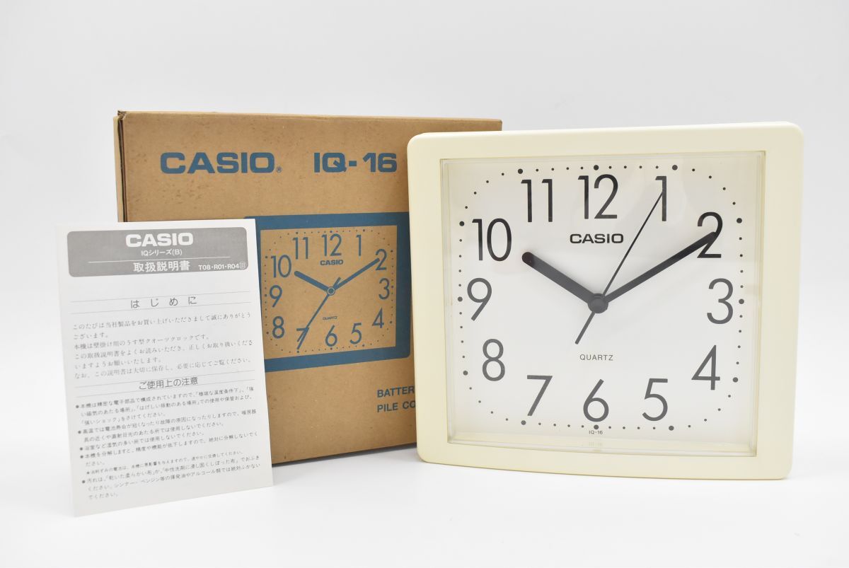 訳あり CASIO カシオ ITM-900FLJ-5JF 電波掛け時計 温湿度、月・日