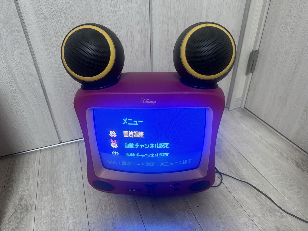 中古】☆限定品☆ □カーズ DVDコンボ ディズニー 14型ブラウン管TV
