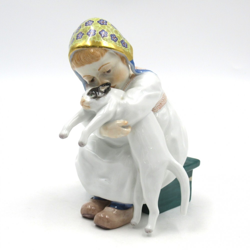 MEISSEN アンティーク ＃26191 マイセン 陶器 フィギュリン 女性と馬
