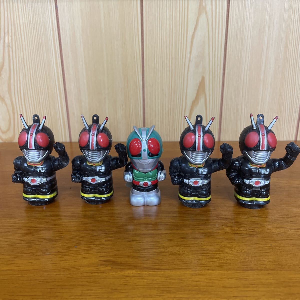 ポピー 仮面ライダー1号 18cm ミドルサイズ と ミニ ソフビ セット