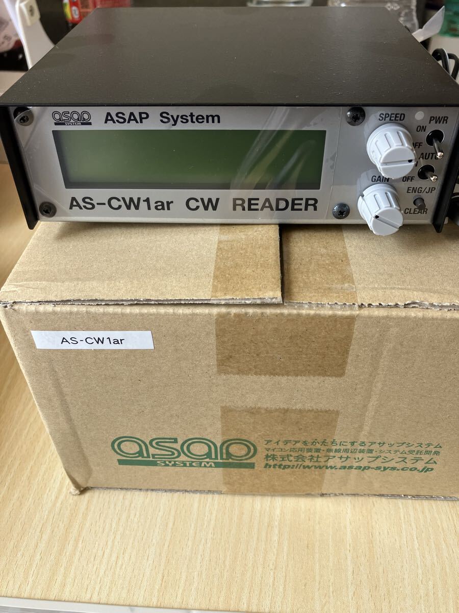 【未使用に近い】ASAP System AS-CW1ar CW READER モールス解読器 (新品同様)の落札情報詳細 - Yahoo ...