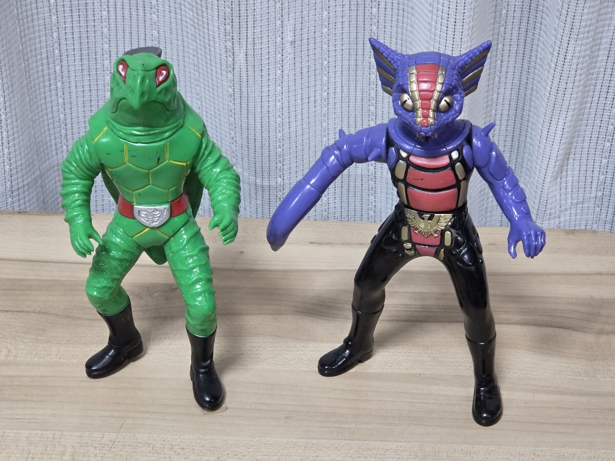仮面ライダー スーパー1 ライダー9 ソフビセット ポピーの落札情報詳細