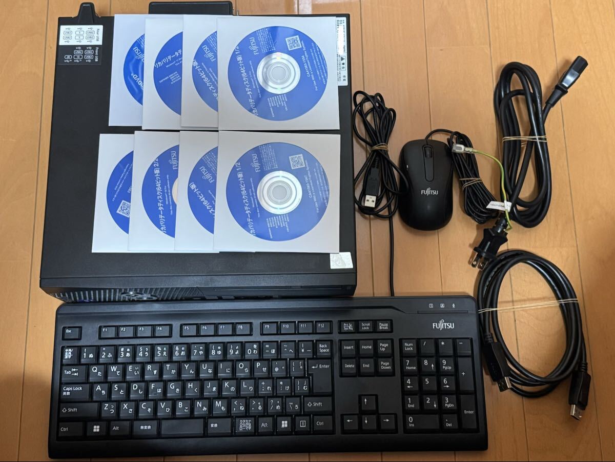 【目立った傷や汚れなし】Windows11 富士通 ESPRIMO D7012/K 12世代 Core i5 12500 8GBメモリ ...