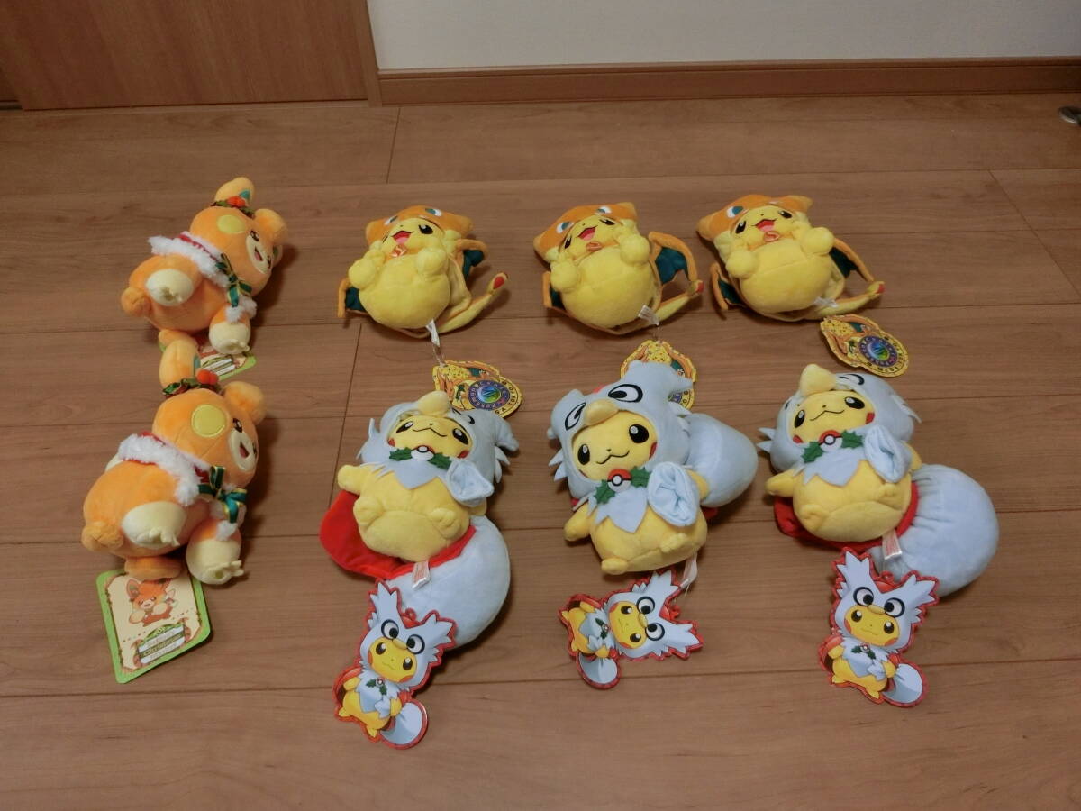 新品】ポケモンセンター ぬいぐるみ ピカチュウ アチャモ ポケだるま