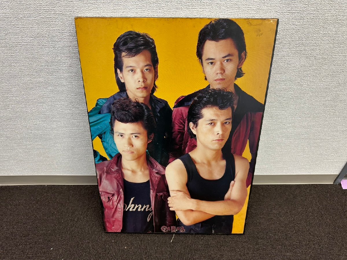 中古品 キャロル,ポスター,パネル,CAROL,矢沢永吉,ジョニー大倉,内海