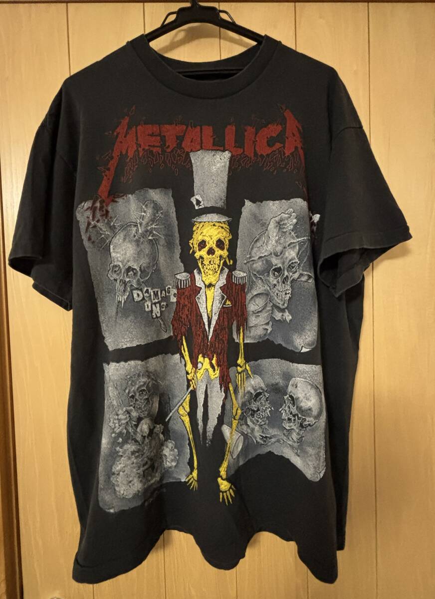 METALLICA メタリカ 92年 PUSHEAD 蜘蛛の巣デザイン ヴィンテージT