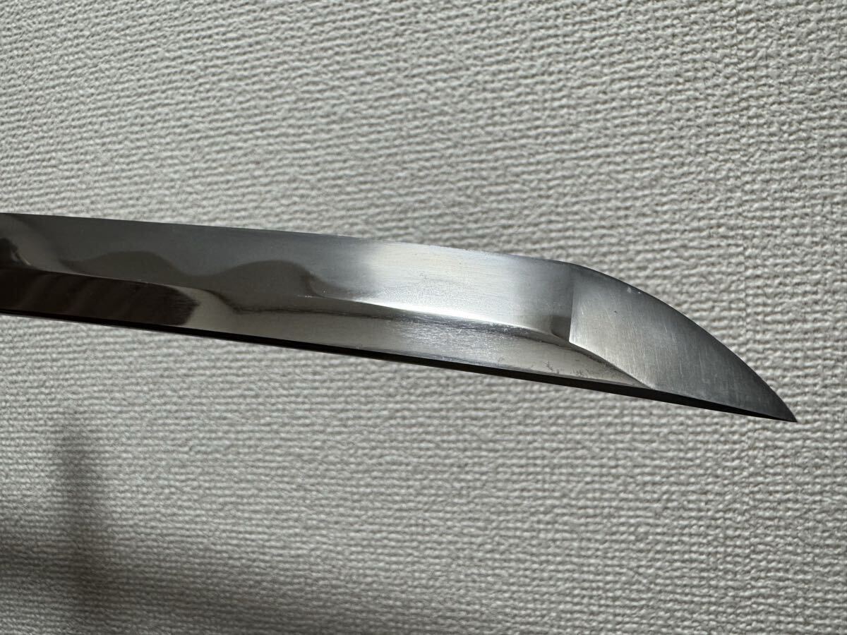 771 時代武具 高級模造刀 日本刀 太刀 家紋螺鈿細工 刀掛付 全長約97.5