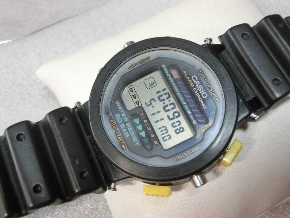 DW-56RTB-3JF G-SHOCK グリーン S-KOOL 革バンド サッカー対応ストップ