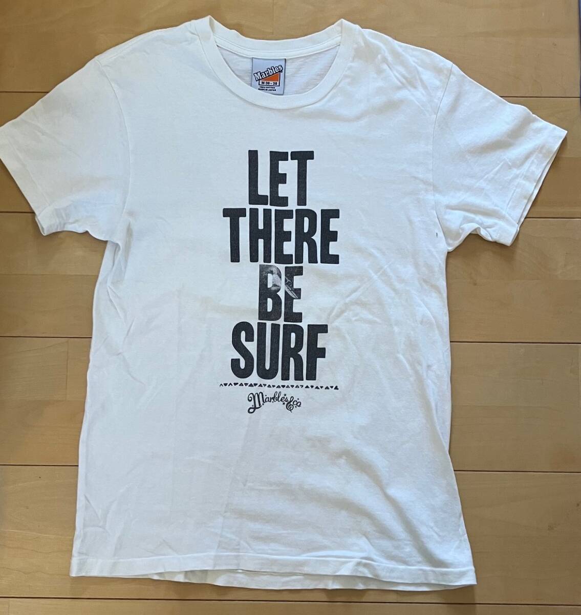 中古】キムタク着 marbles HERO マーブルズ Tシャツ let there be surf