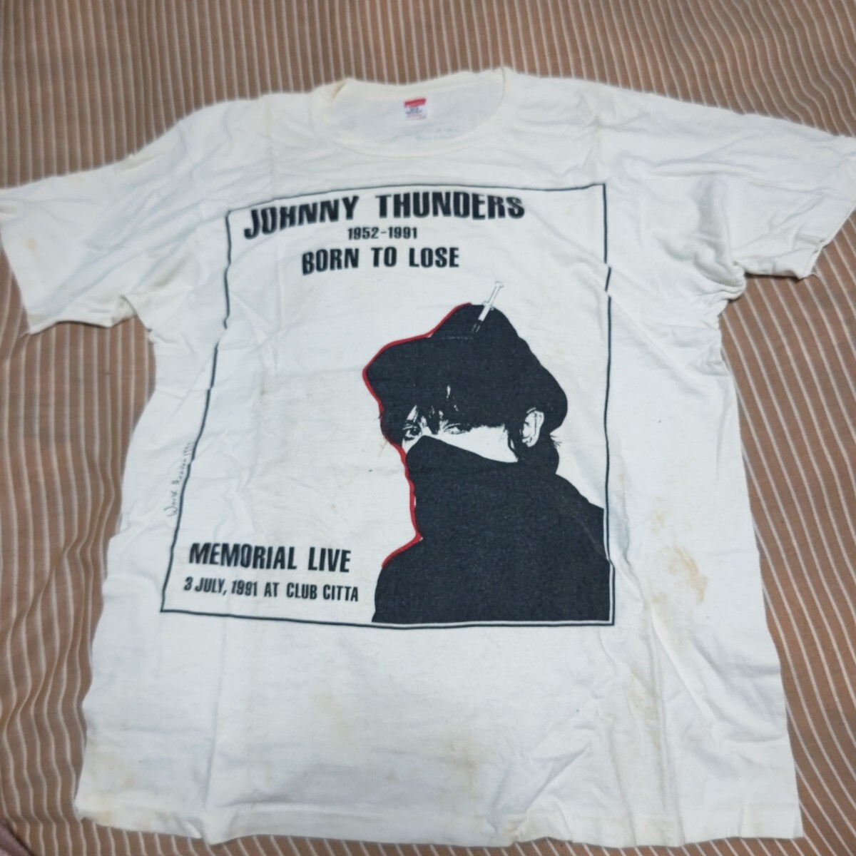野村訓市愛用｜70s Johnny Thunders Pin-Badge｜ジョニー・サンダース 