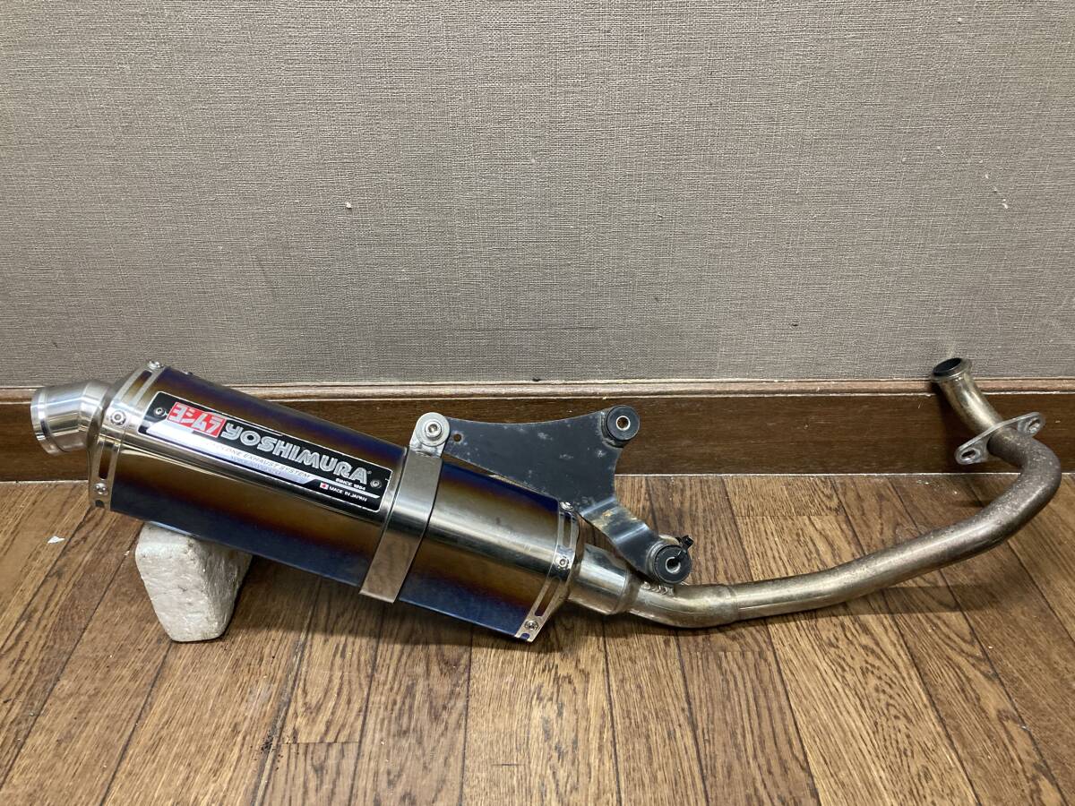 中古】☆ヤマハ シグナスX ヨシムラトライオーバルチタンマフラー