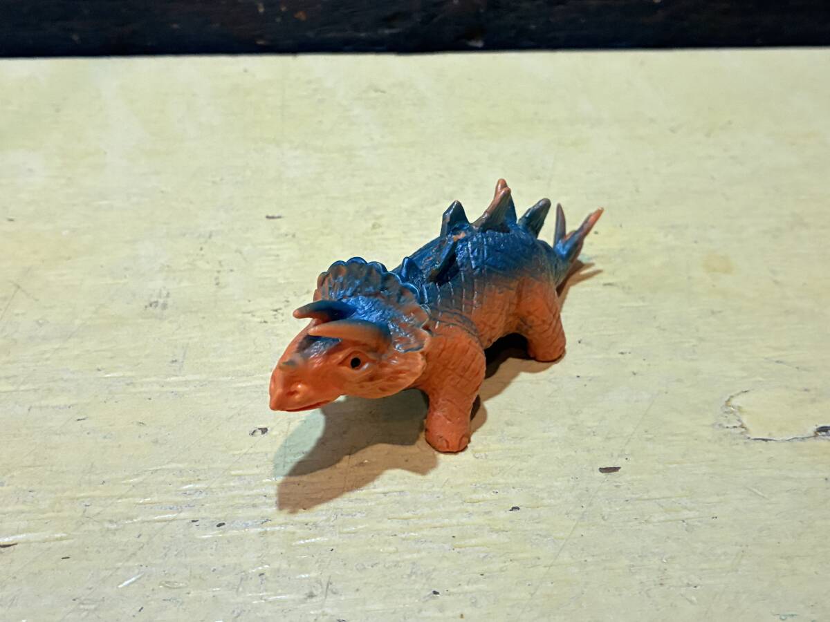 マルシン　トリケラトプス　大恐竜　ソフビ　中島製作所 中嶋製作所 マグネット 恐竜 マグネットスイッチャー 昭和玩具