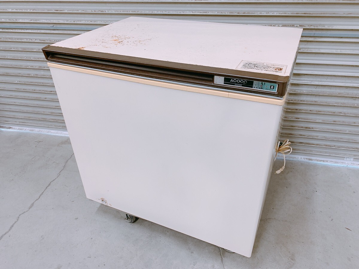 中古】冷凍ストッカー Acoop-3201R 大容量317L 大型冷凍庫の落札情報