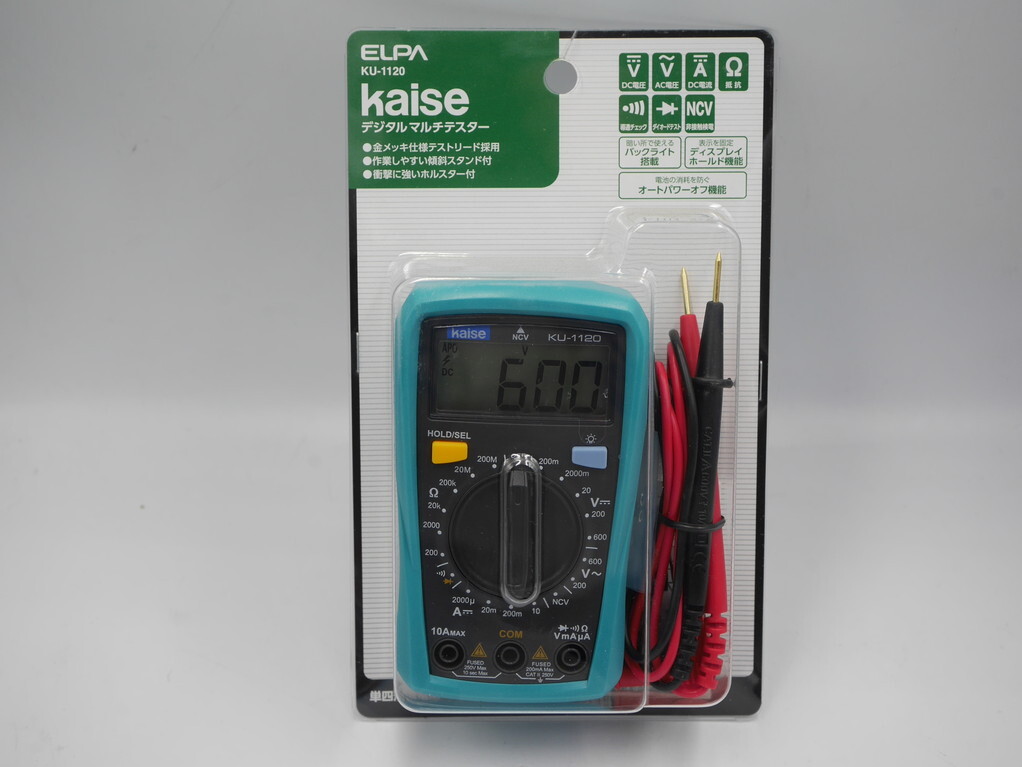 ☆kaise SK-6511 デジタルマルチテスター カイセ マルチメーター 工具
