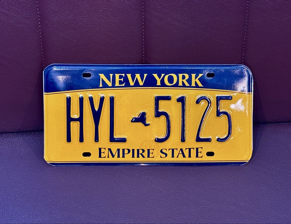 アメリカ ニューヨーク州発行 NEW YORK 自動車用 ナンバープレート