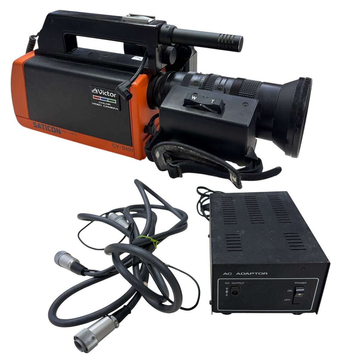 美品】 Victor カラービデオカメラ SATICON CV-S101 Canonレンズ