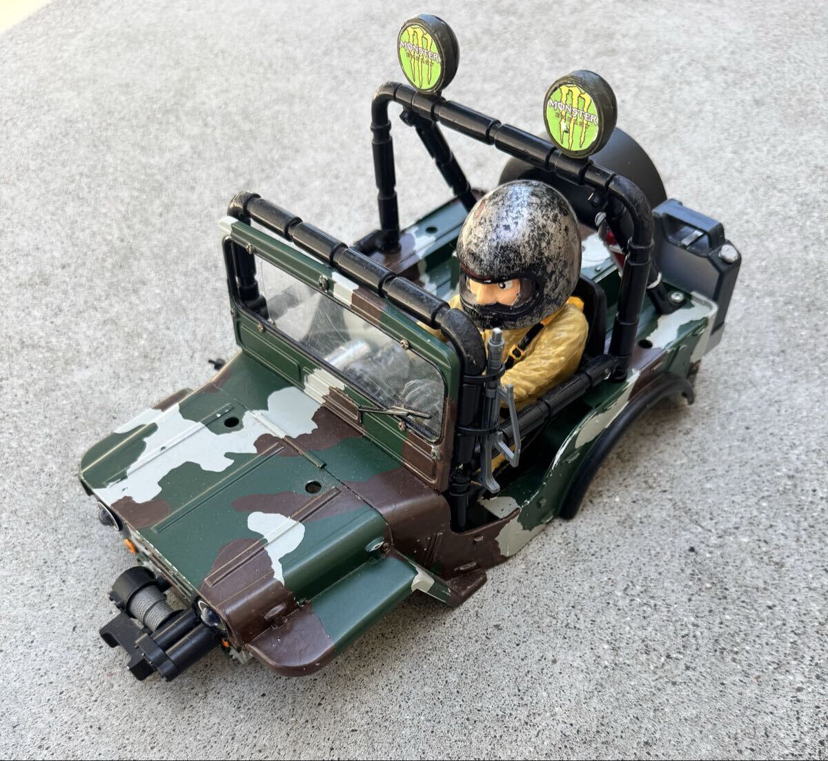 新品】タミヤ ワイルドウイリー 2 ドライバー人形（塗装済）その7 WR