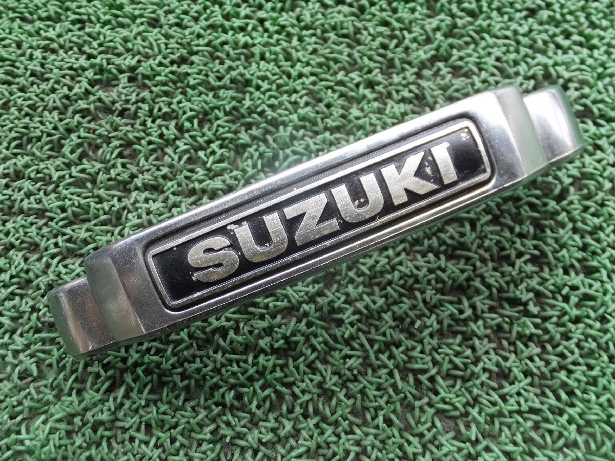 GT380 GS400 GS400L RG250 SUZUKI ザリ 当時物 純正品 エンブレム 三又 