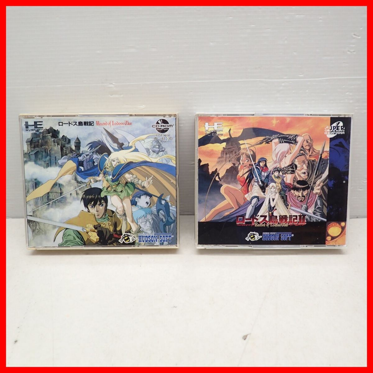 ロードス島戦記 ポスター 水野良 安田均 結城信輝 PCエンジン HUDSON