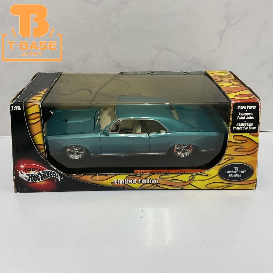 新品】1/18 ポンティアック GTO 1965 ブラック クレーガー 改 カスタム