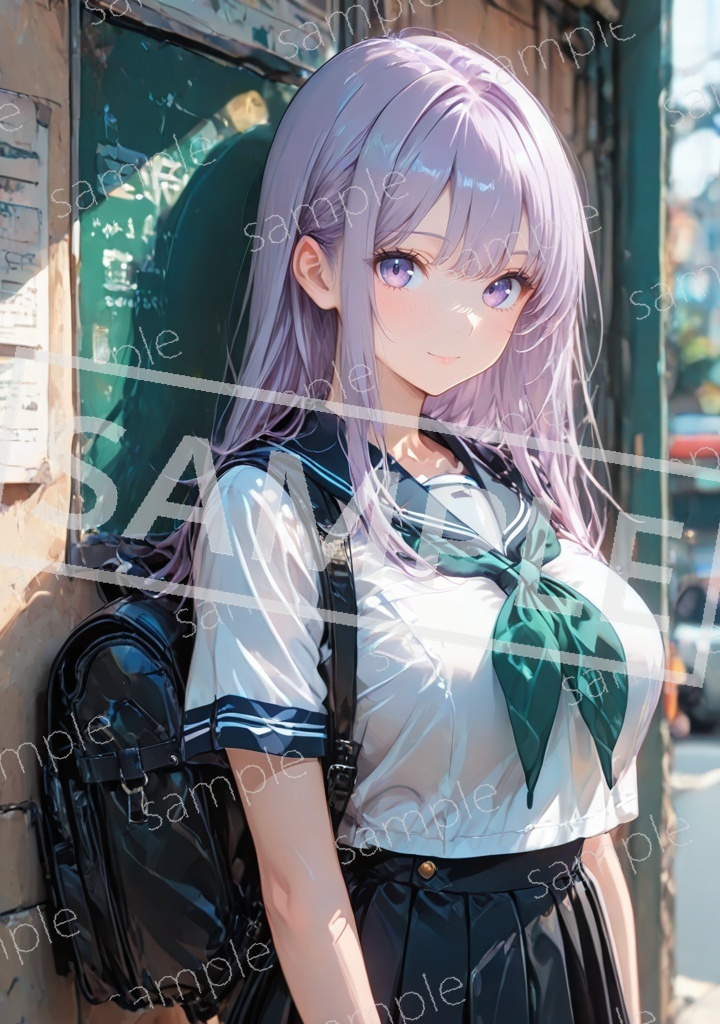 未使用】A4 ポスター AI美女 AIイラスト 光沢紙 高品質 かわいい AI