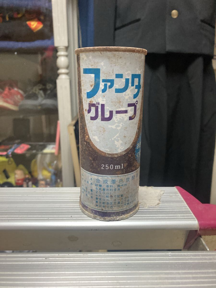 1970年代 初代ファンタ ファンタグレープ 昭和レトロ缶 空き缶 空