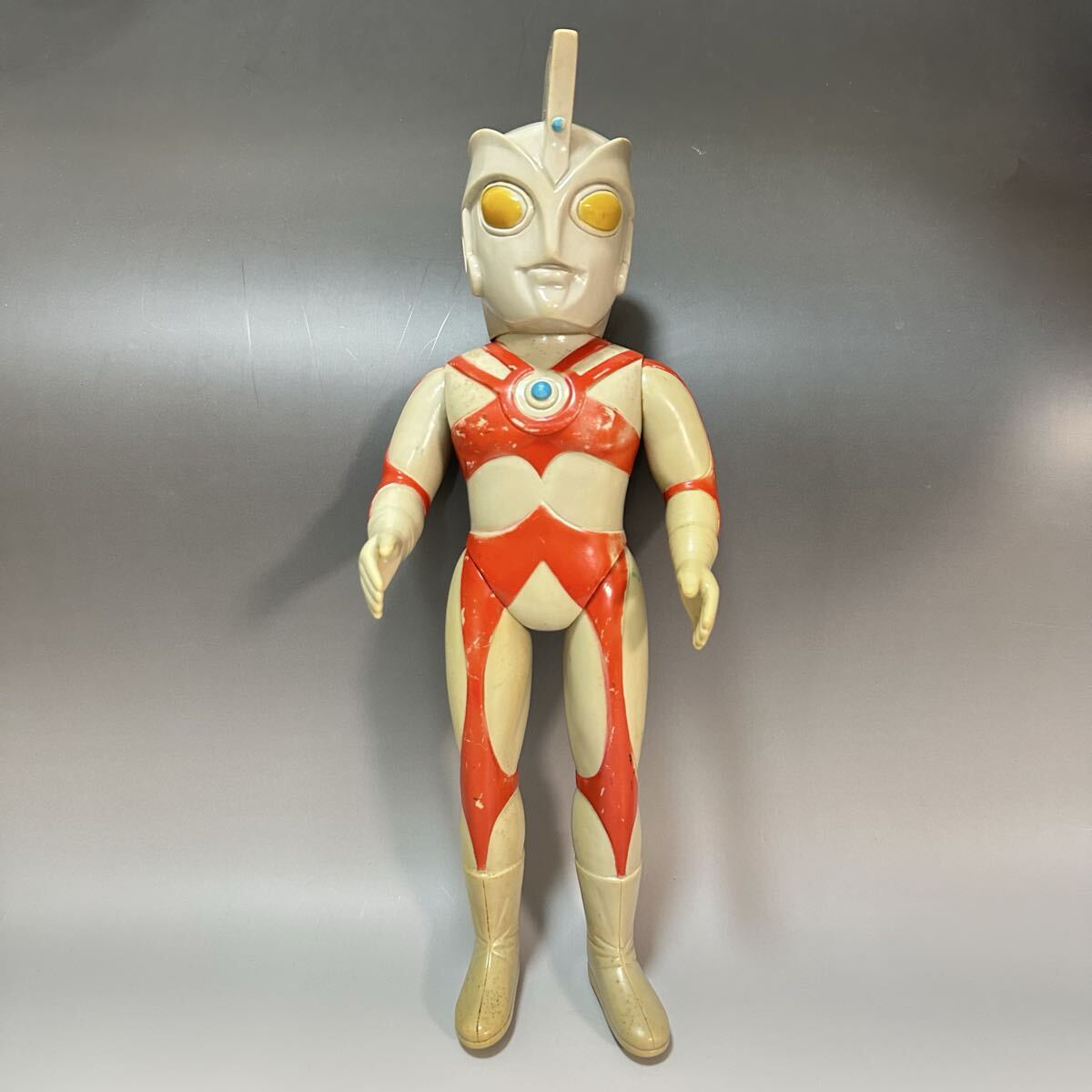 中古】ソフビ ブルマァク ウルトラマンエース(A) クリアカラー 全長約
