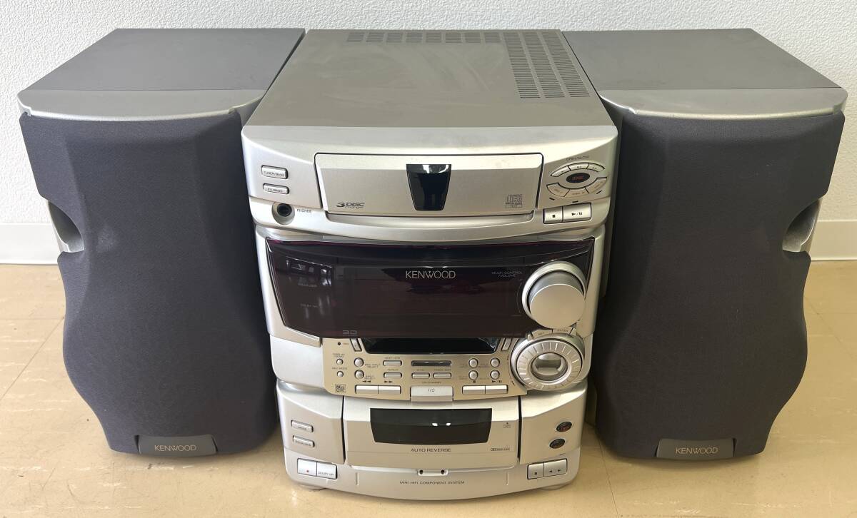 中古】H007N21T//DENON カセットコンポ D-3030 USR-3030 / 3WAY