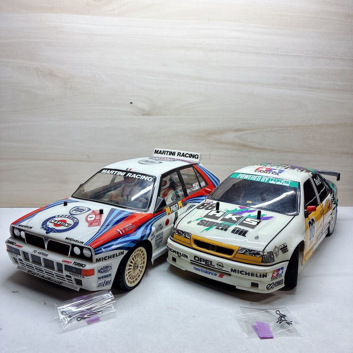 ☆中古美品☆ 実走行では未使用 タミヤ ランチア デルタ ラリー 塗装