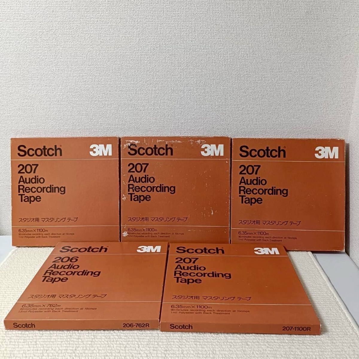 Scotch/スコッチ 207-1100R 10号オープンリールテープ & メタルリール 9巻
