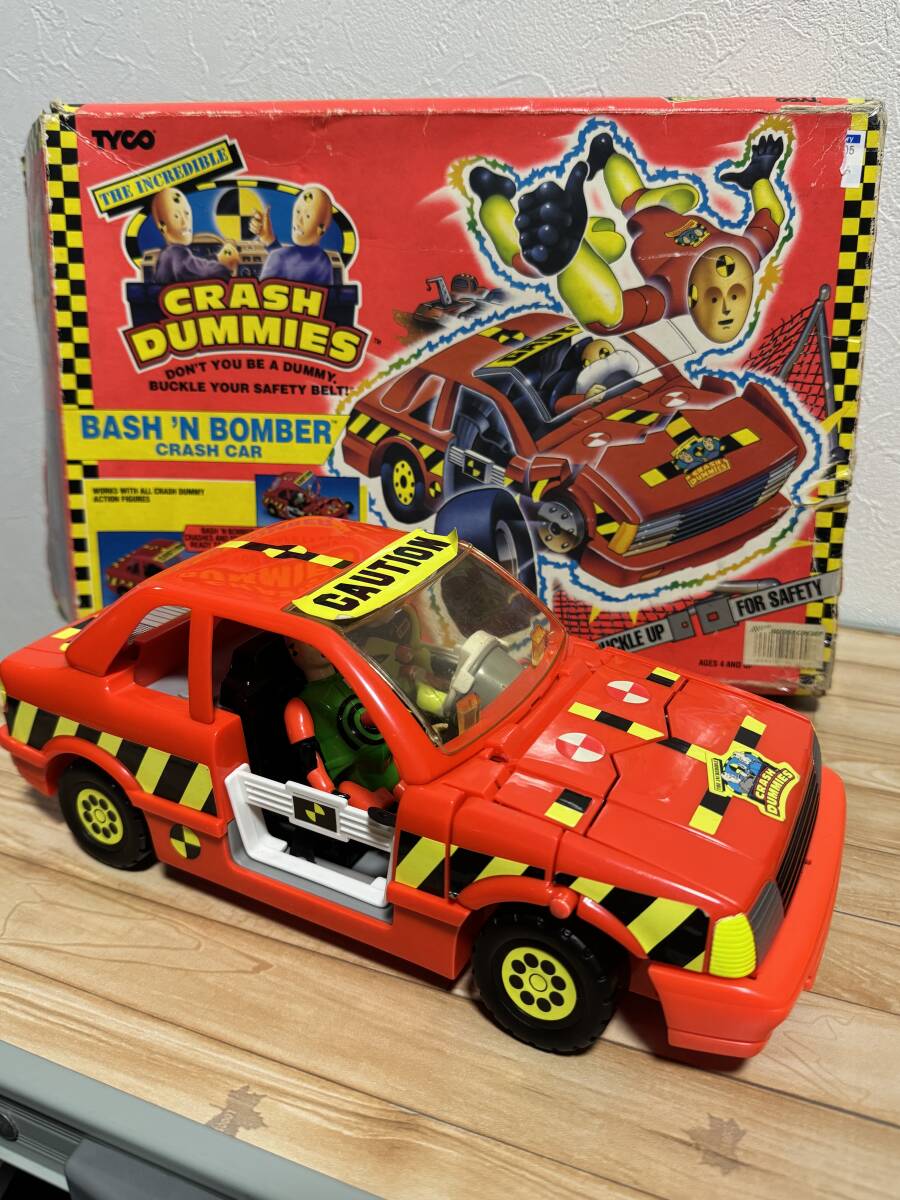 中古】クラッシュダミー 衝突事故実験 大型プレイセット クラッシュ