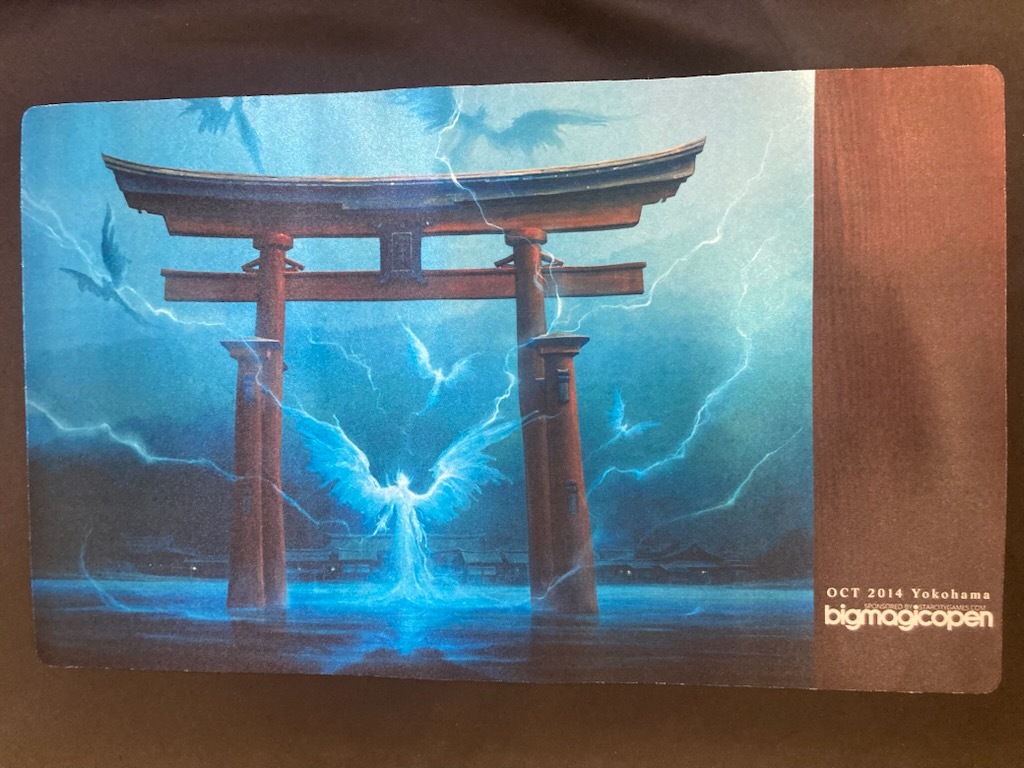 新品】MTG プレイマット 灯争大戦/覆いを割く者、ナーセット◇碧風羽
