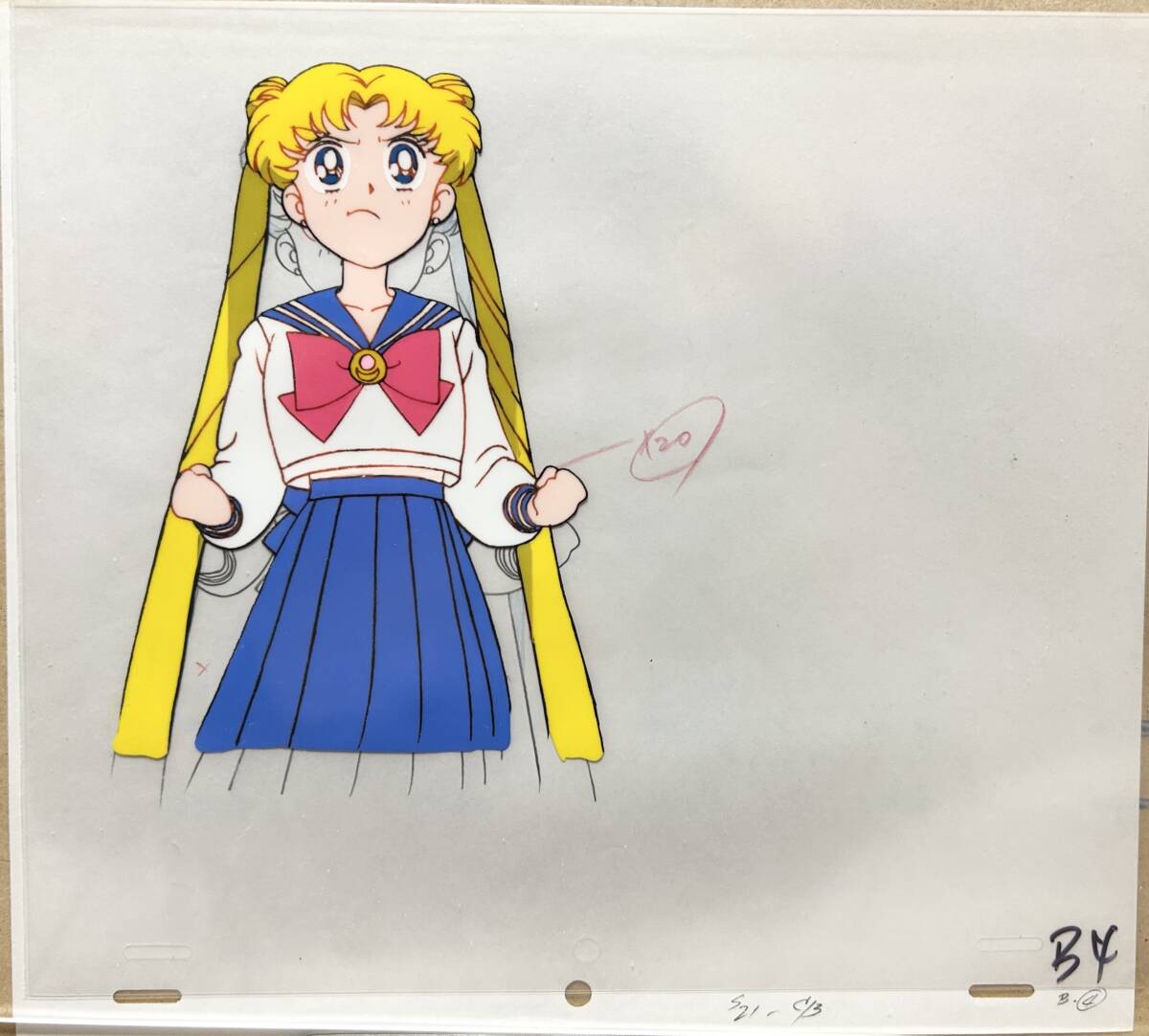 セル画】セーラームーン(背景付き)の落札情報詳細 - Yahoo