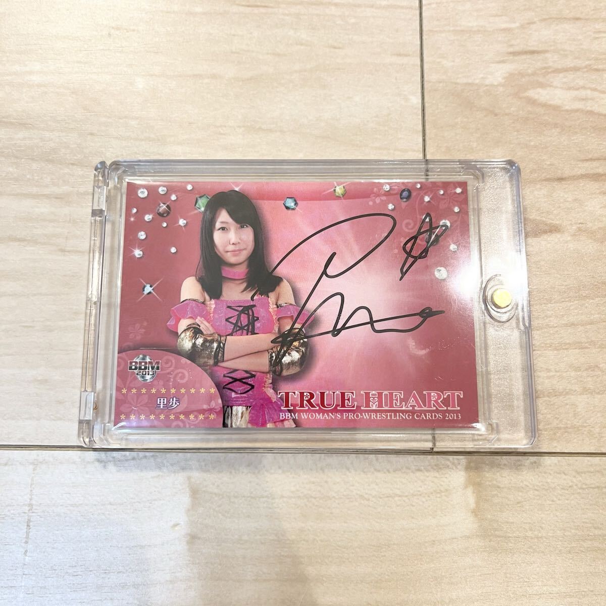 BBM 2020 True Heart 女子プロレス 安納サオリ チェキ 直筆サイン